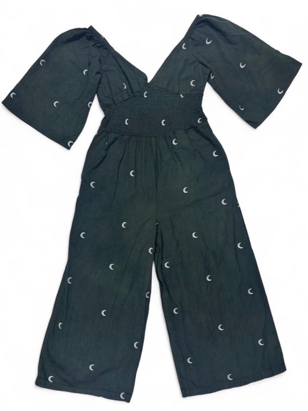 Custom-Dyed Earthbound Celestial Moon Jumpsuit – Small
